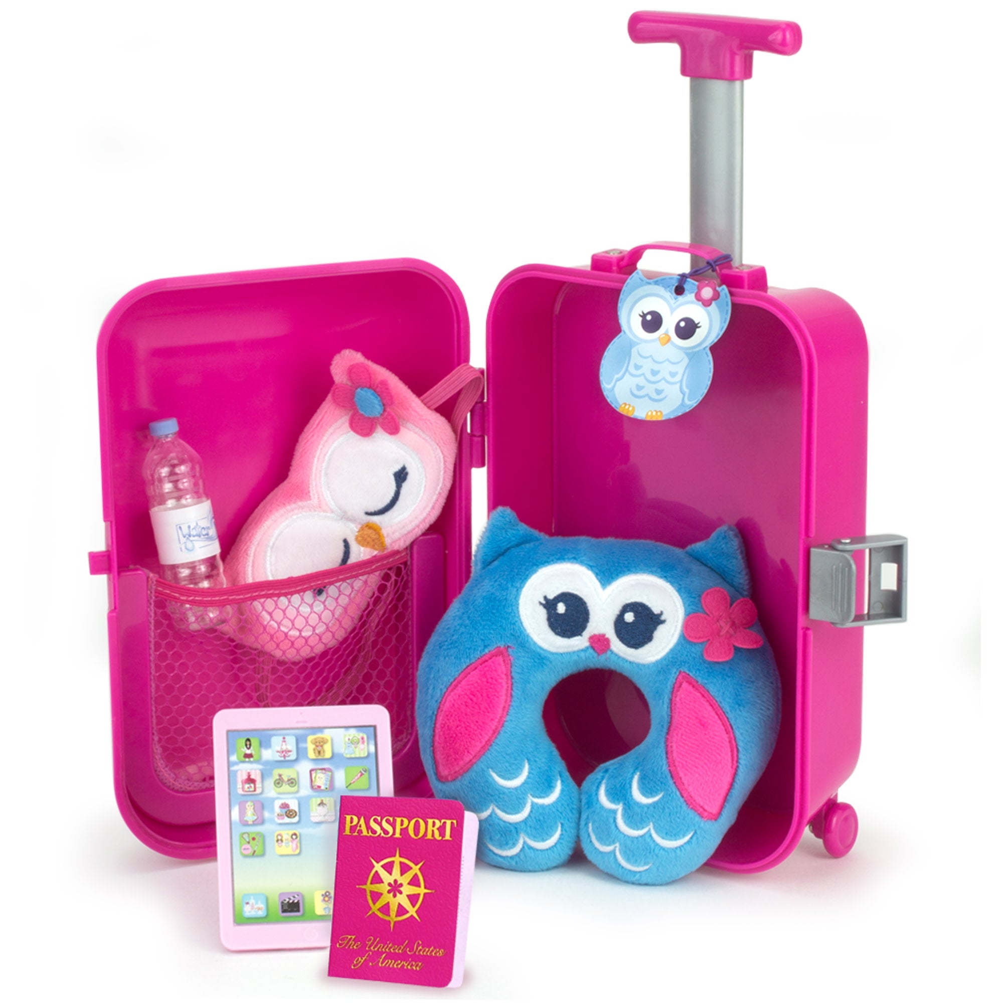Sophia's Travel Accessories Plus Suitcase Set for 18