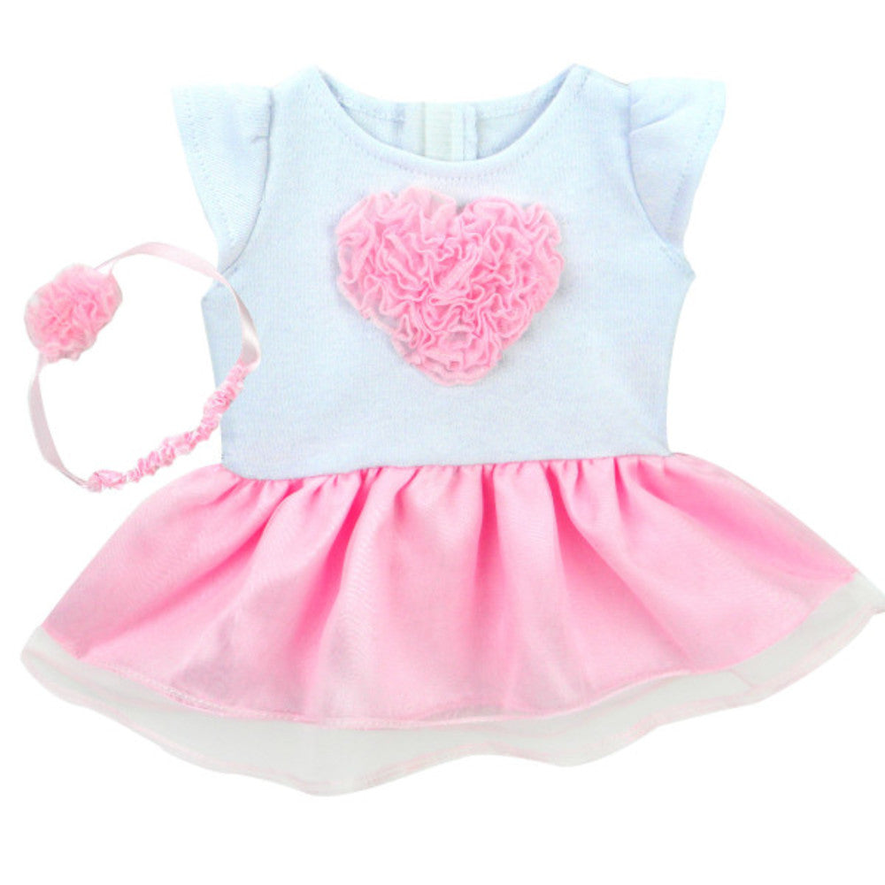 Sophia's Ruffled Heart and Tulle Skirt Dress for 15