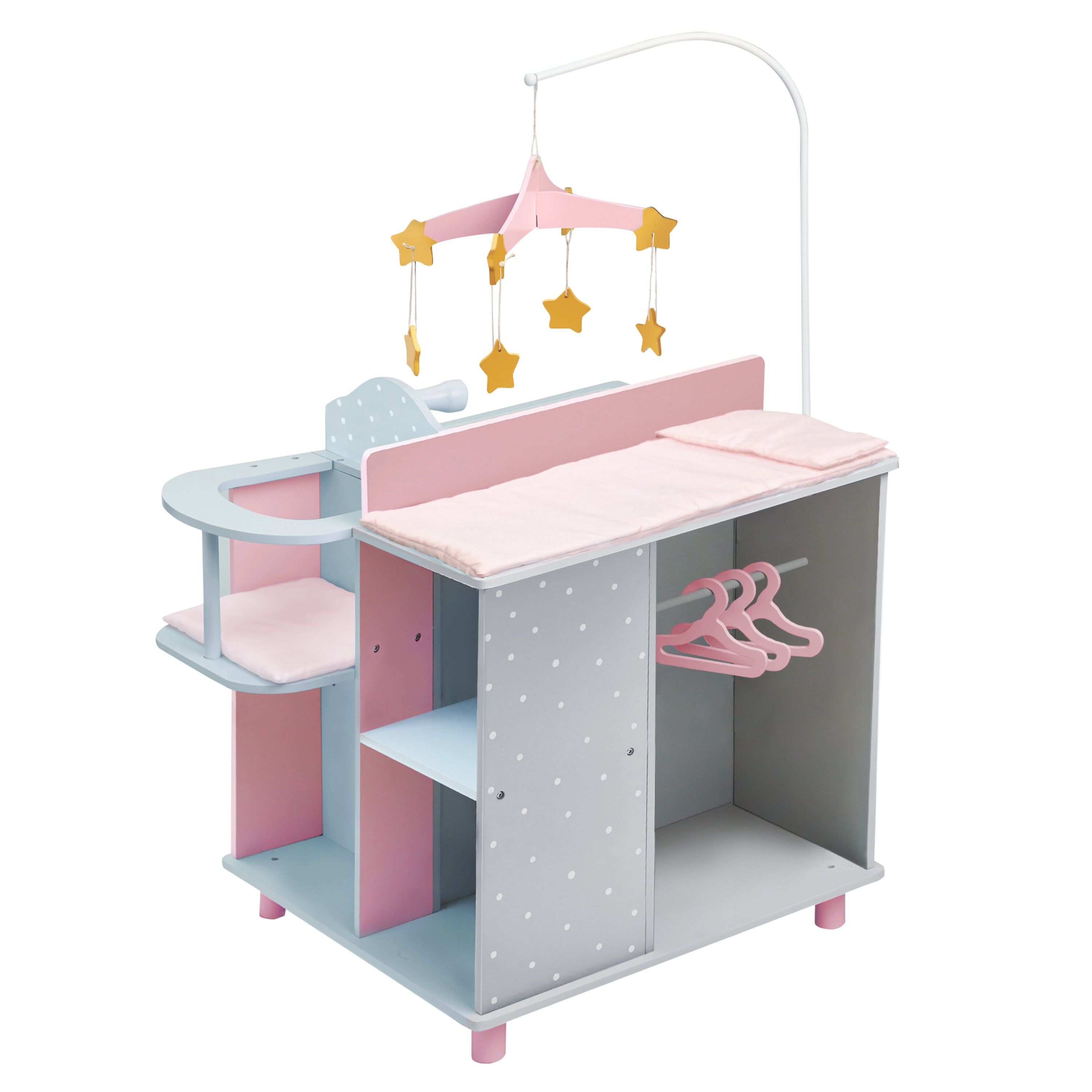 ピオフィ　ランチョン　楊　セット Olivia's Little World Polka Dots Princess Baby Doll Changing