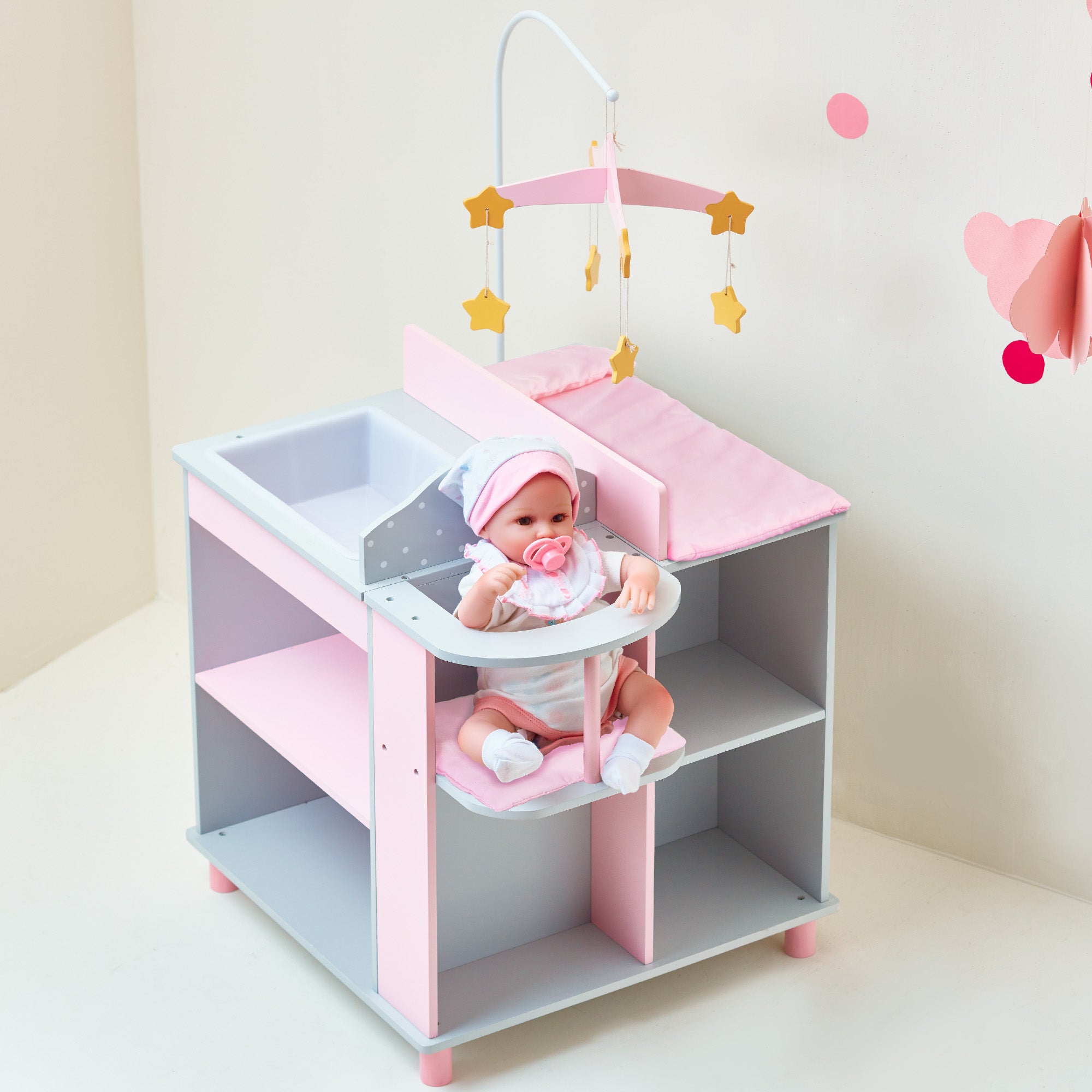 Olivia's Little World Polka Dots Princess Baby Doll Changing