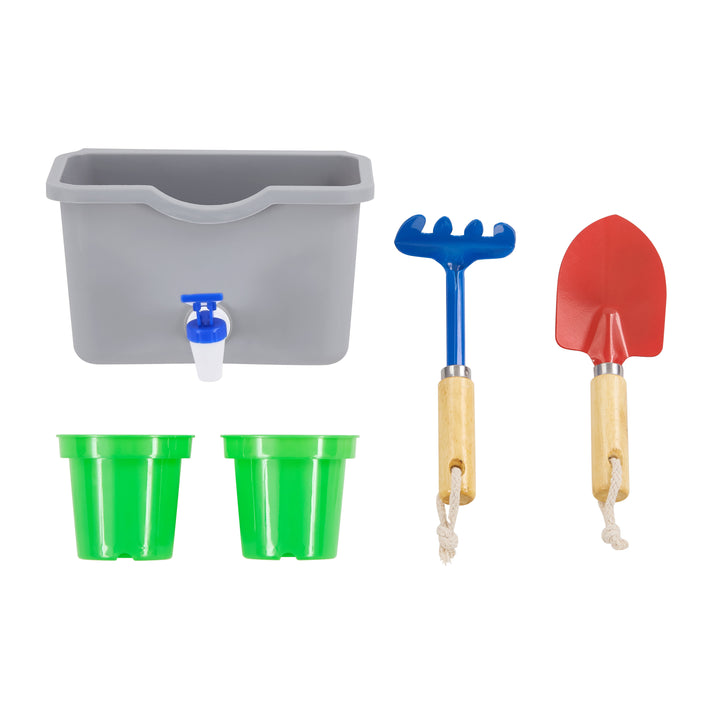 Clover Wooden Mud Kitchen with Sink for Pretend Play by Teamson Kids