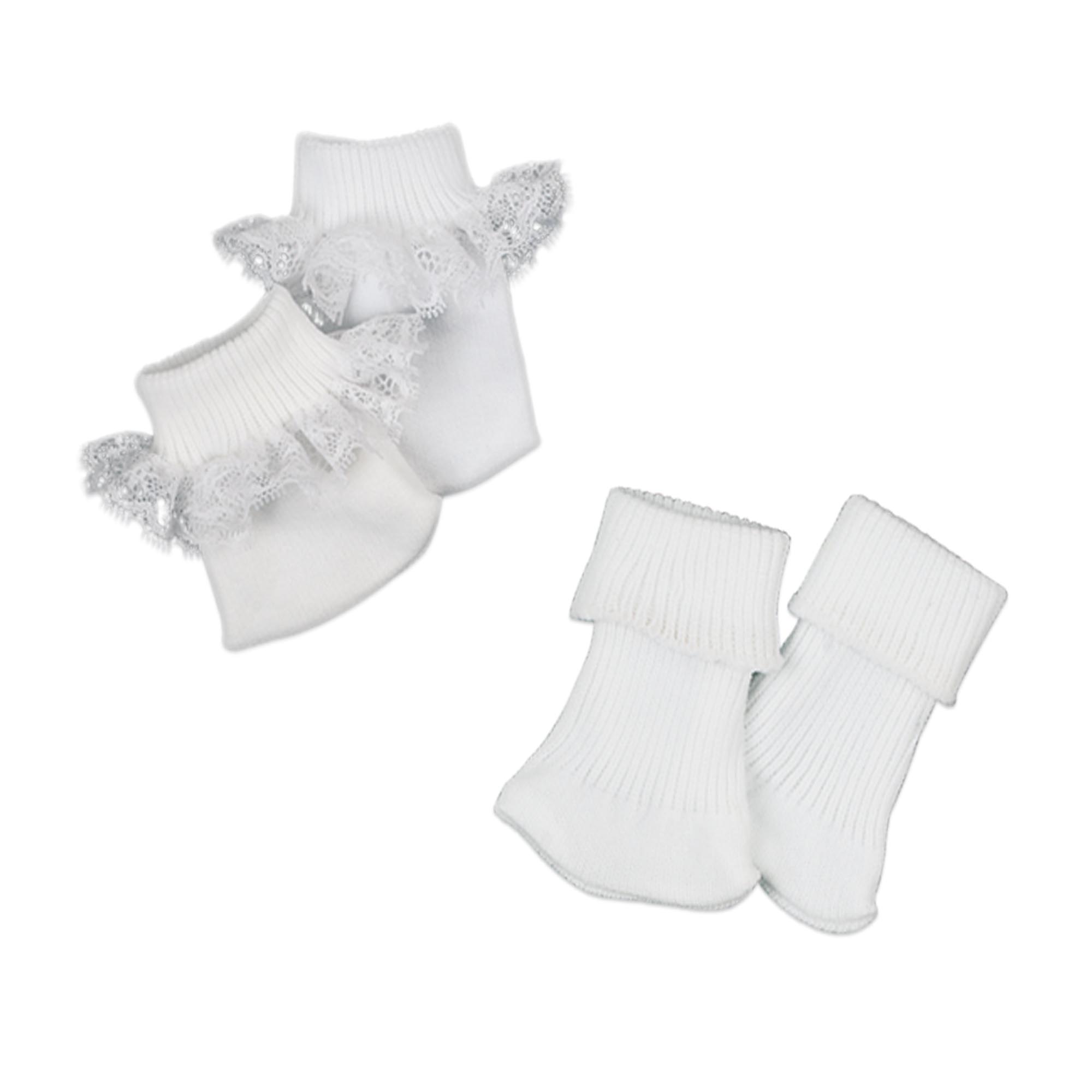 Sophia's 2 Pair of Dressy Ankle Socks for 18
