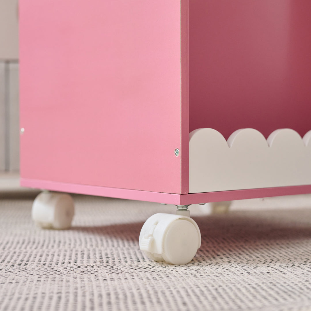 Wooden Play Kitchen with 21 Accessories, Pink - Little Chef Savannah by Teamson Kids