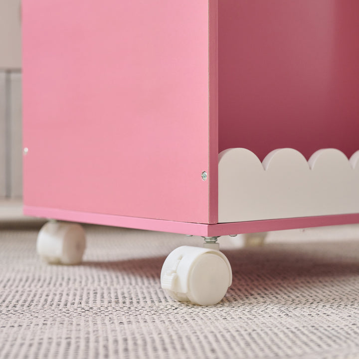 Wooden Play Kitchen with 21 Accessories, Pink - Little Chef Savannah by Teamson Kids