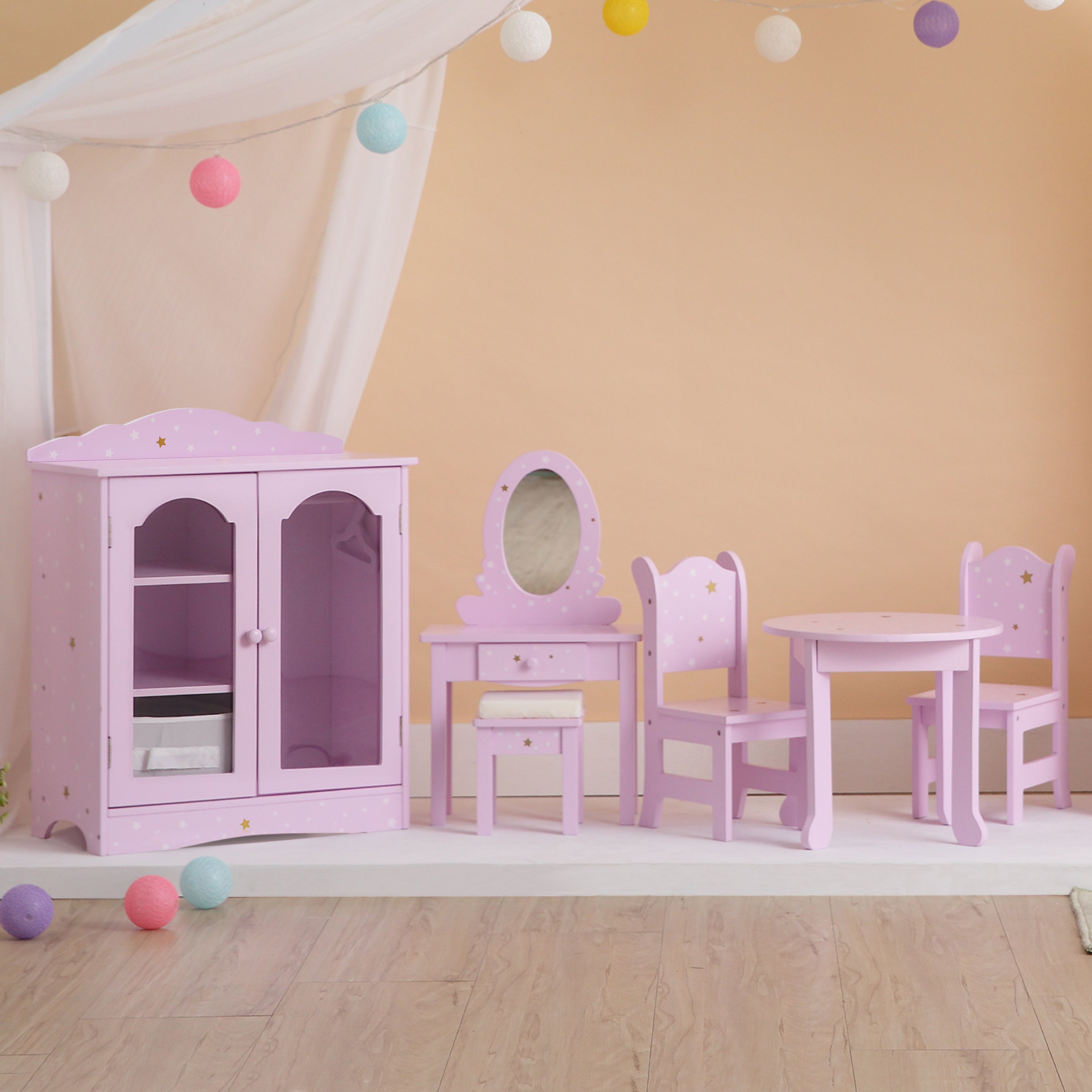 Olivia's Little World Twinkle Stars Princess Fancy Closet with