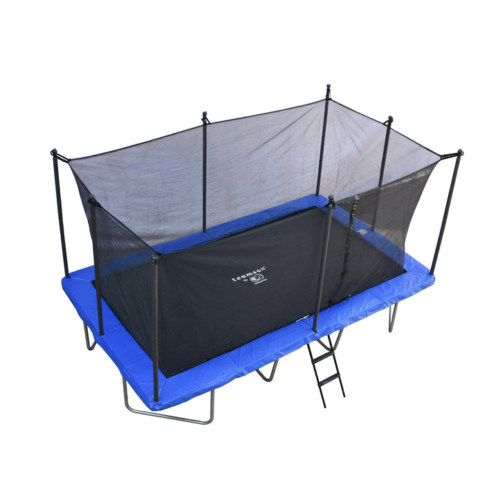 Teamson by Crowntec 15x9 FT UV-Resistant Trampoline with Ladder & Safety Net