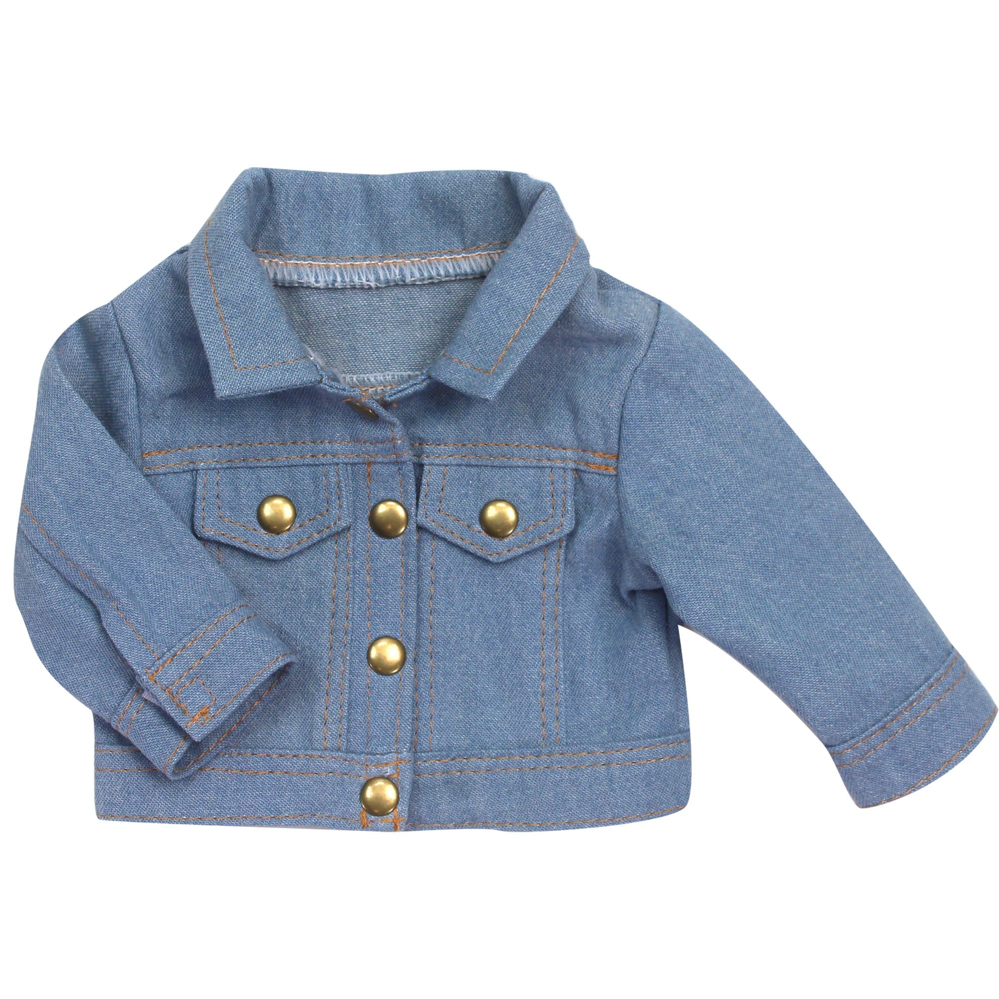 Sophia's Jean Jacket with Rainbow Graphic for 18