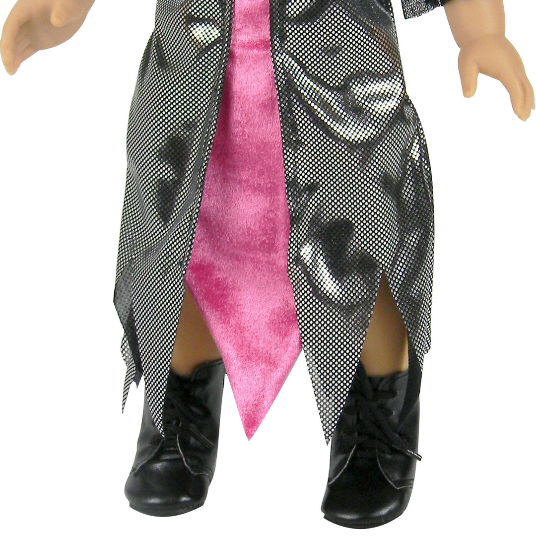 Sophia's - 18" Doll - Lace Up Boot - Black