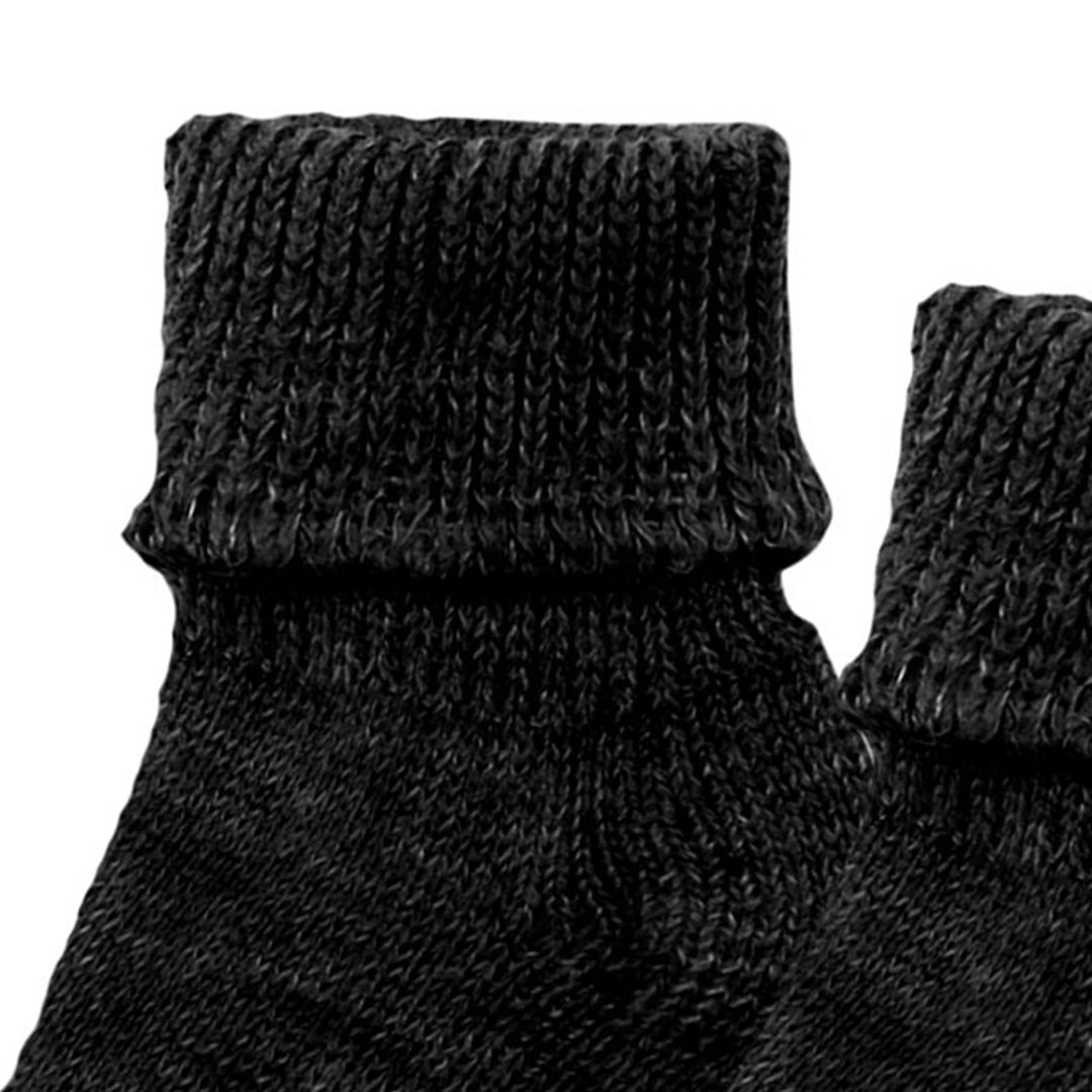 A black sock for an 18" doll