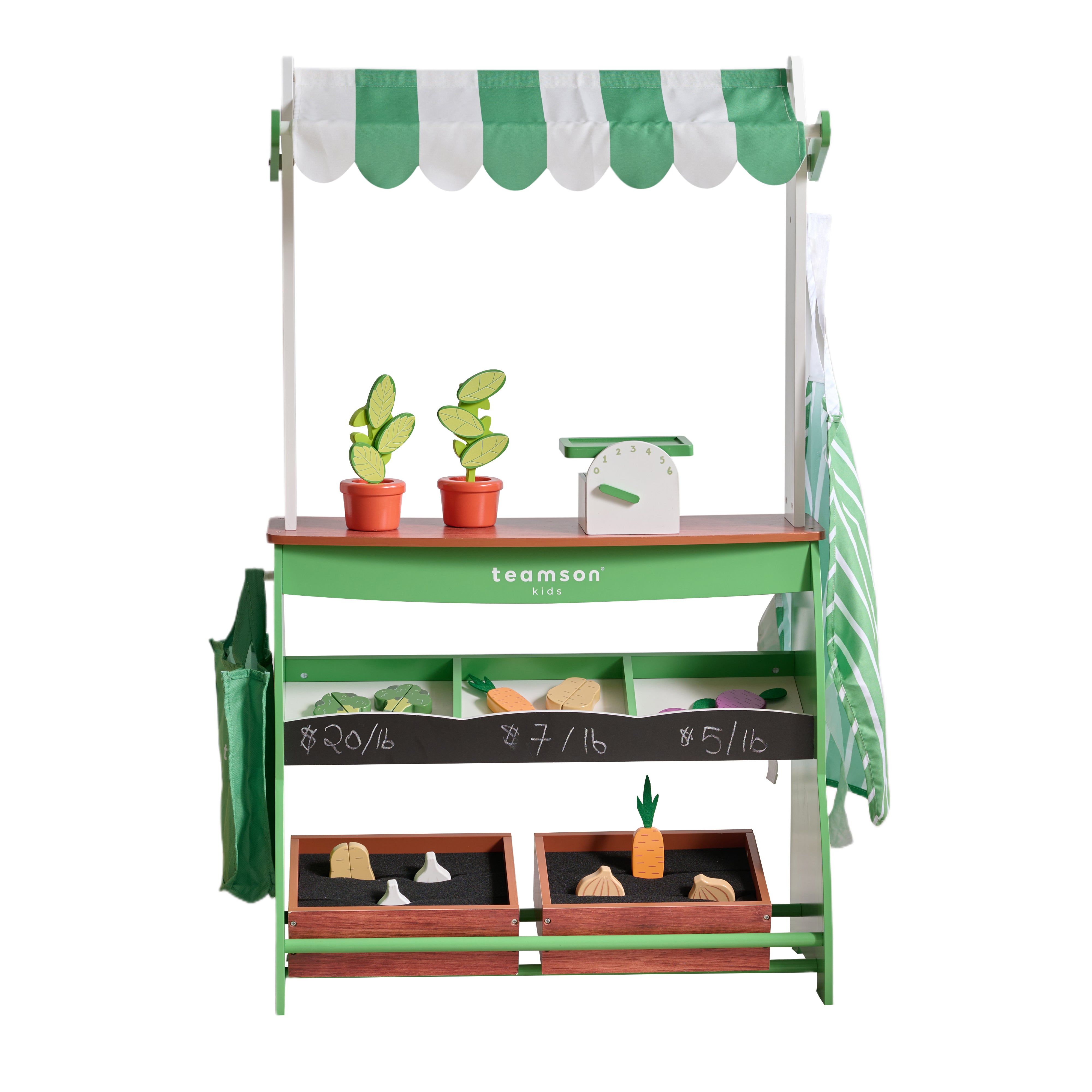 Vermont Farmers Market Stand with Interactive Accessories