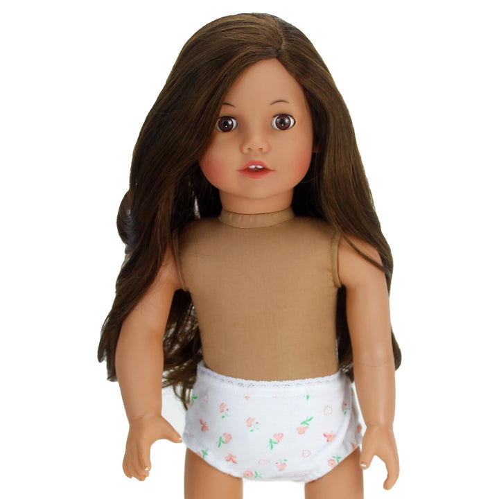 Sophia's Underwear Set for 18'' Dolls, White/Pink