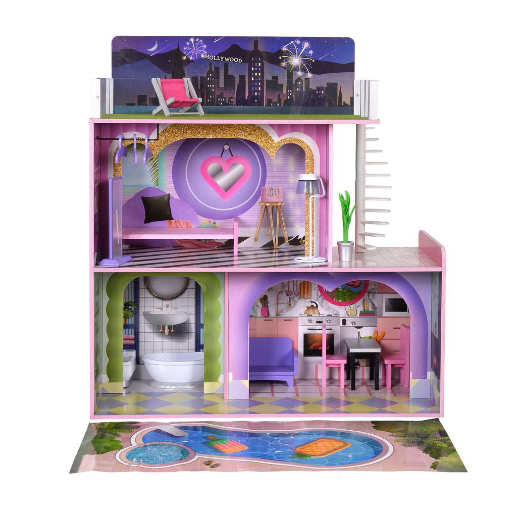 Olivia's Little World Kids Wooden Dreamland Sunset 3-Level