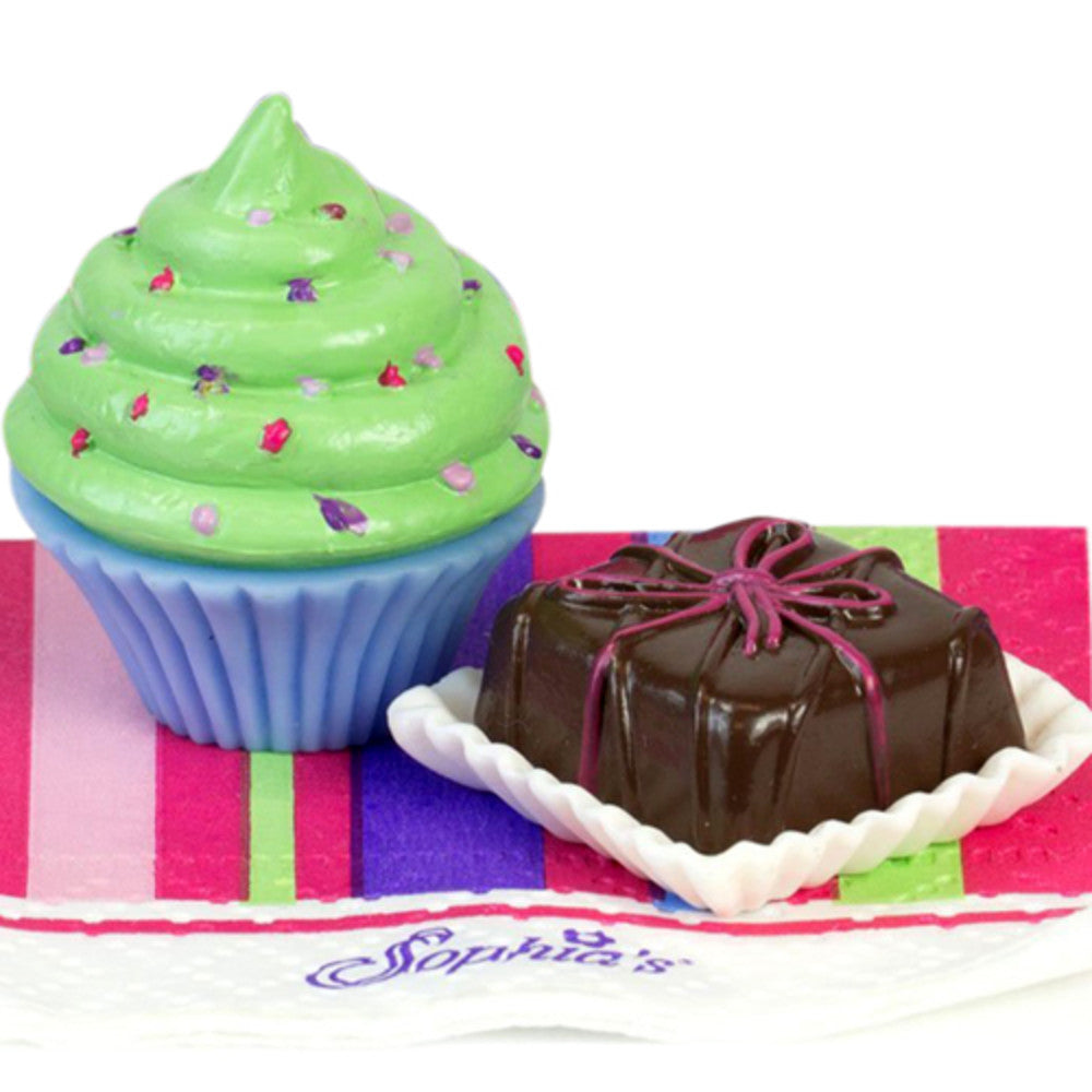 Sophia's 12-Piece Cupcakes & Petit Fours Dessert Set for 18
