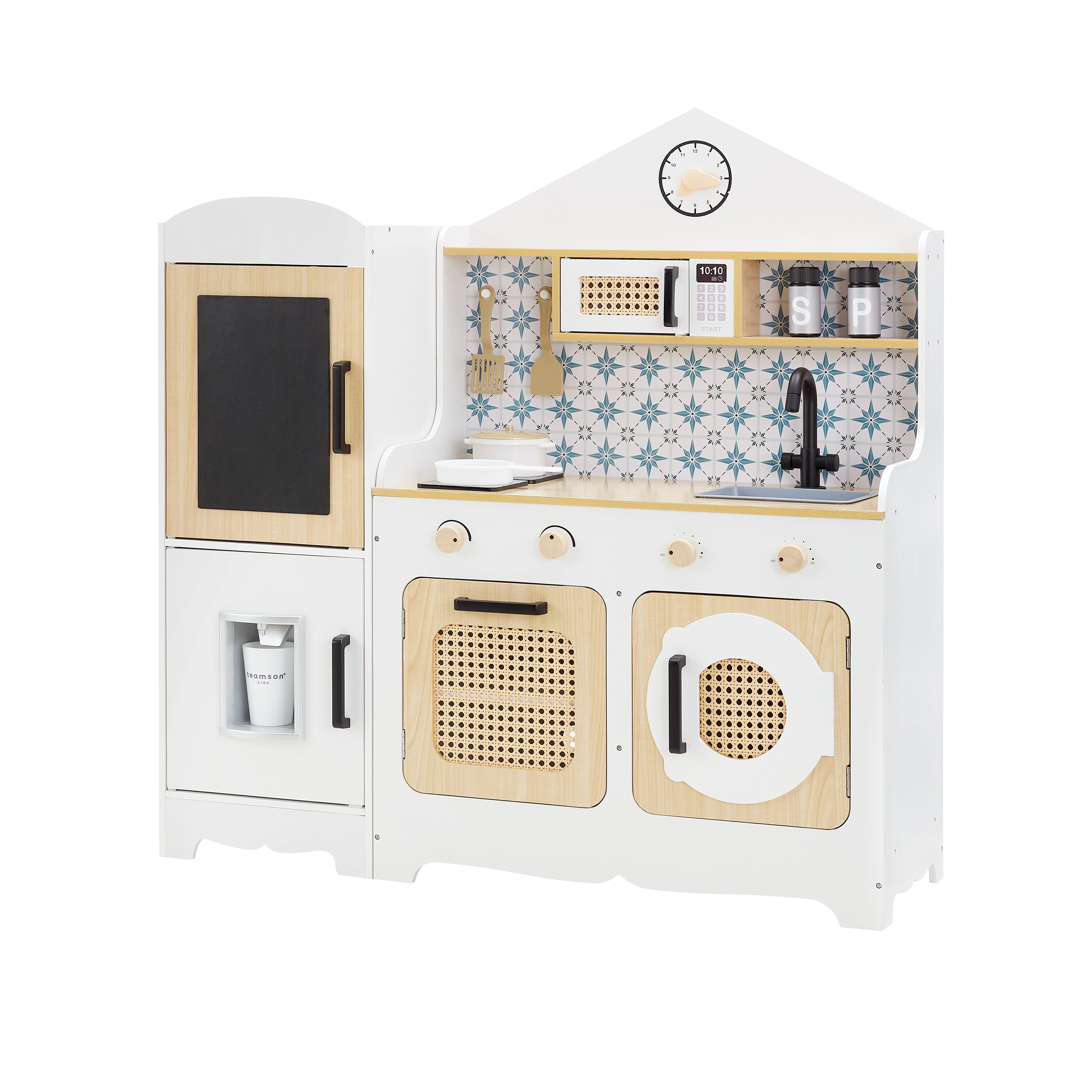 Teamson Kids Little Chef Morocco Play Kitchen & Accessories, White