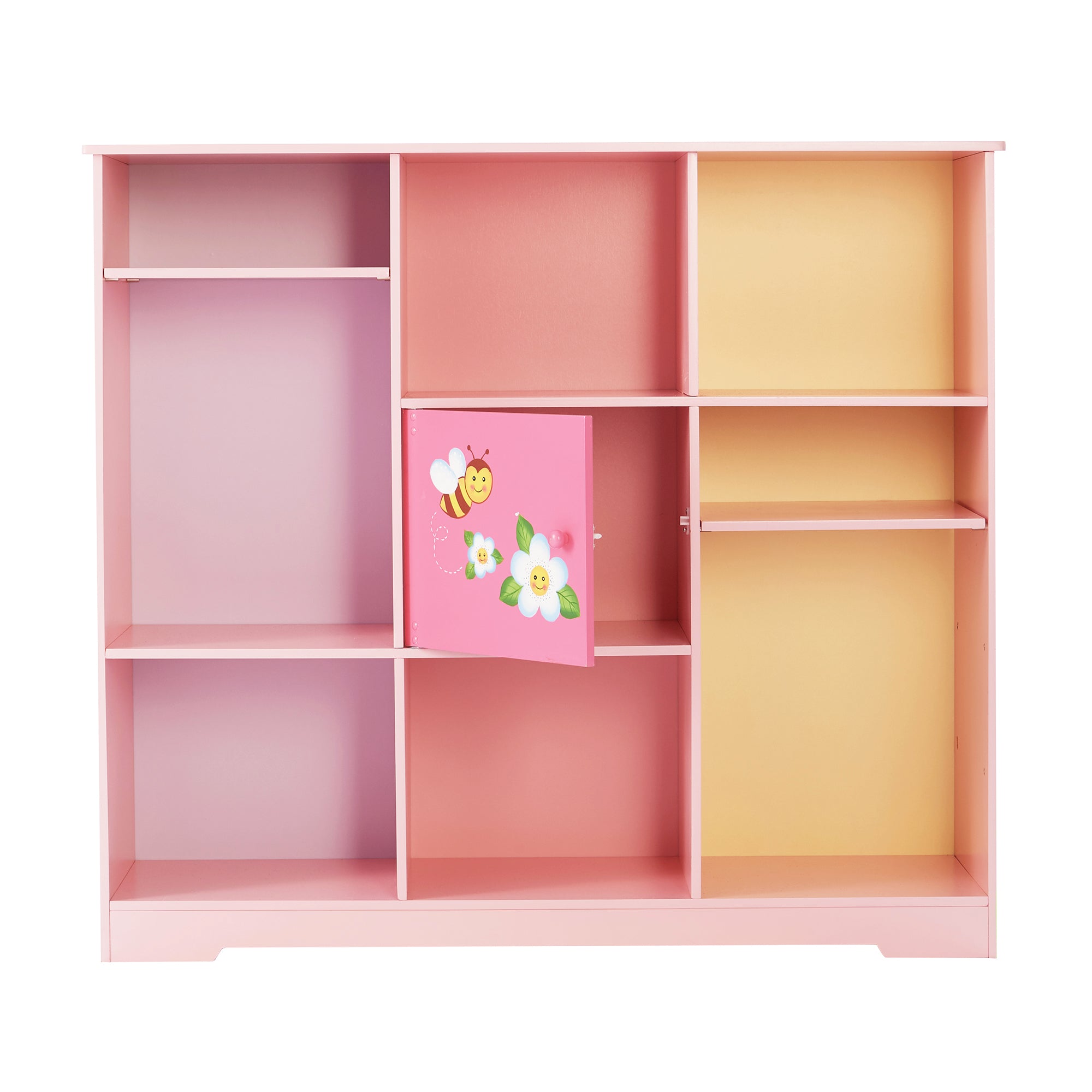 Fantasy Fields Kids Painted Magic Garden Adjustable Cube Bookshelf