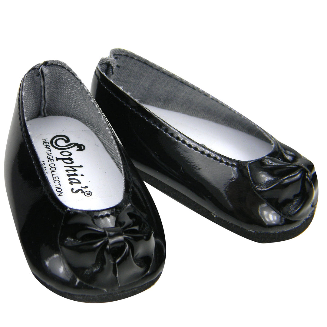 Sophia's Faux Patent Leather Dress Shoes for 18" Dolls, Black US - Teamson Kids Sophia's Faux Patent Leather Dress Shoes for 18" Dolls, Black US - Teamson Kids