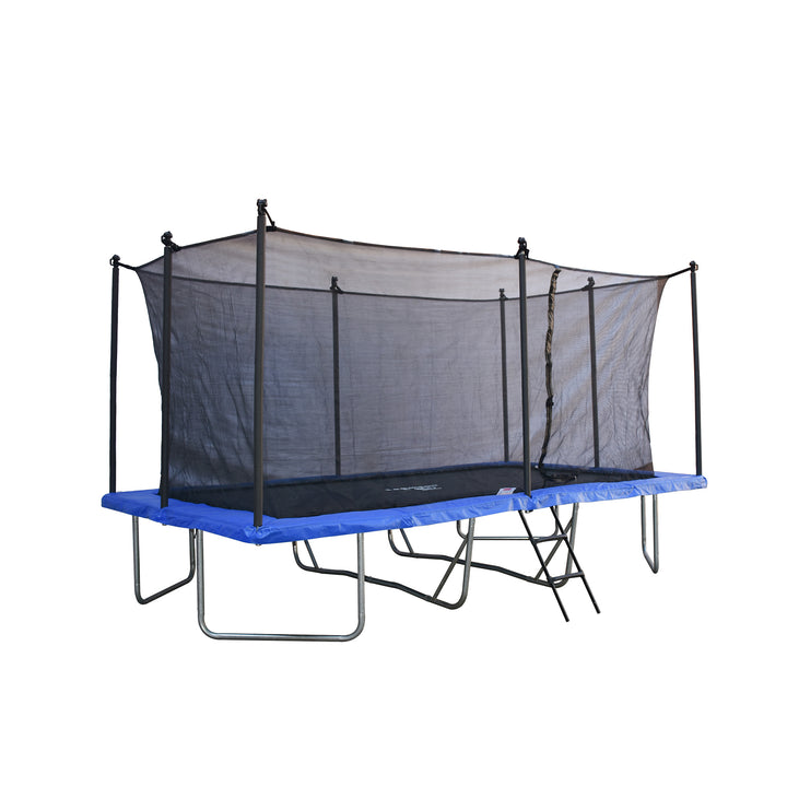 Teamson by Crowntec 15x9 FT UV-Resistant Trampoline with Ladder & Safety Net