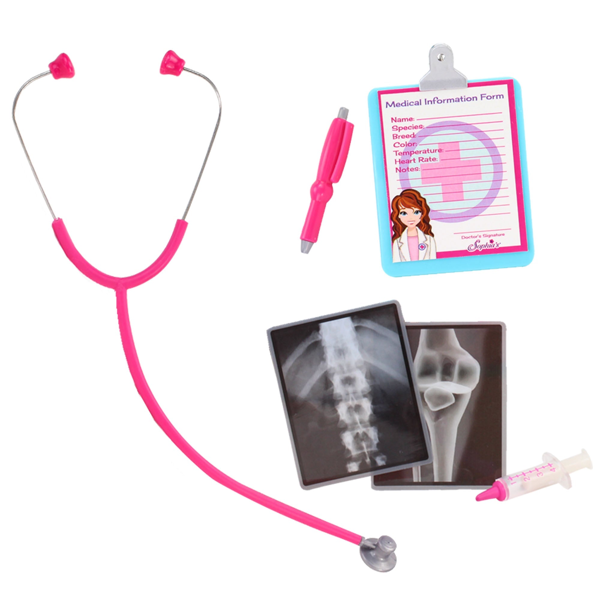 Sophia's 11-Piece Smithsonian Veterinarian Set for 18