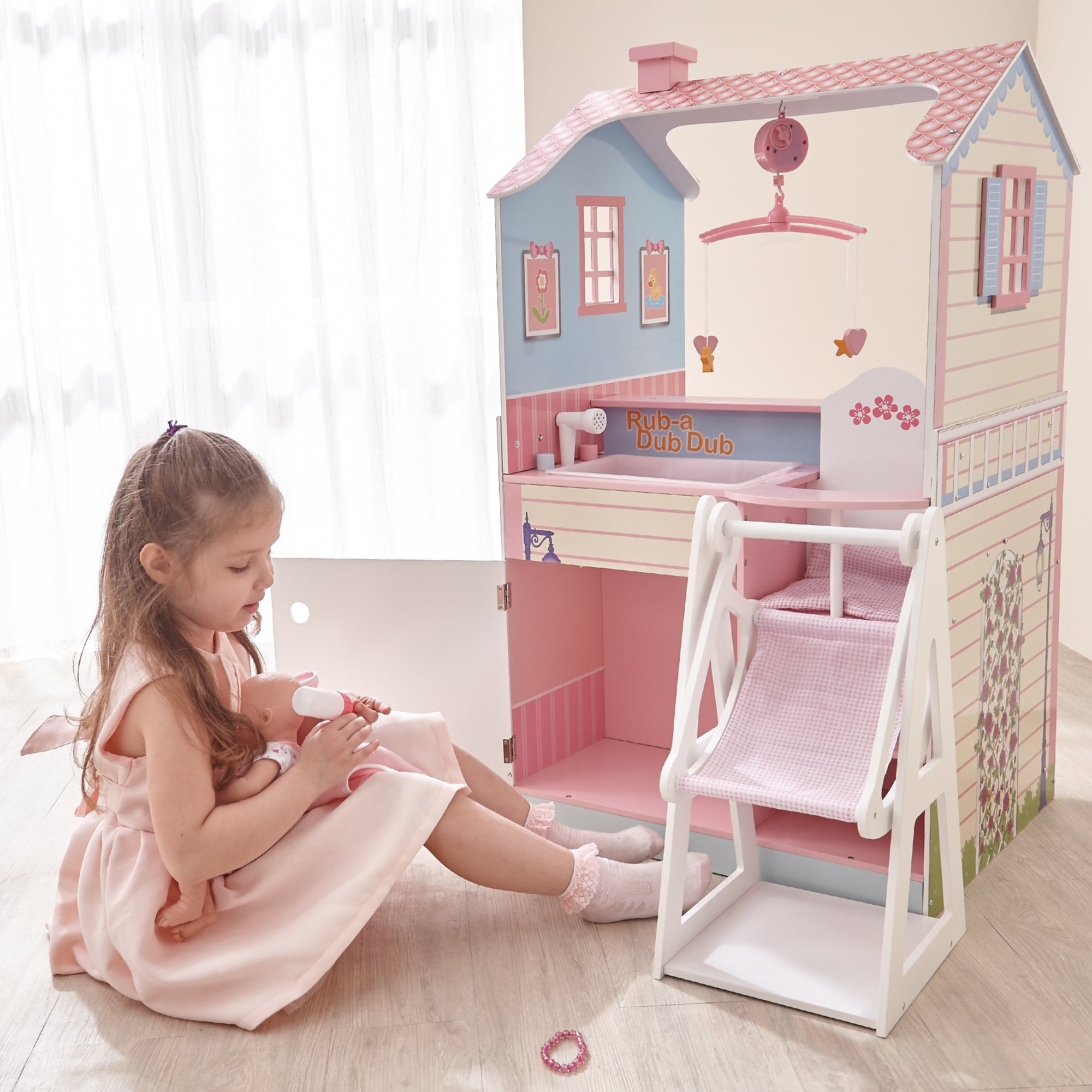 Olivia's Little World Baby Dolls Changing Station Dollshouse with