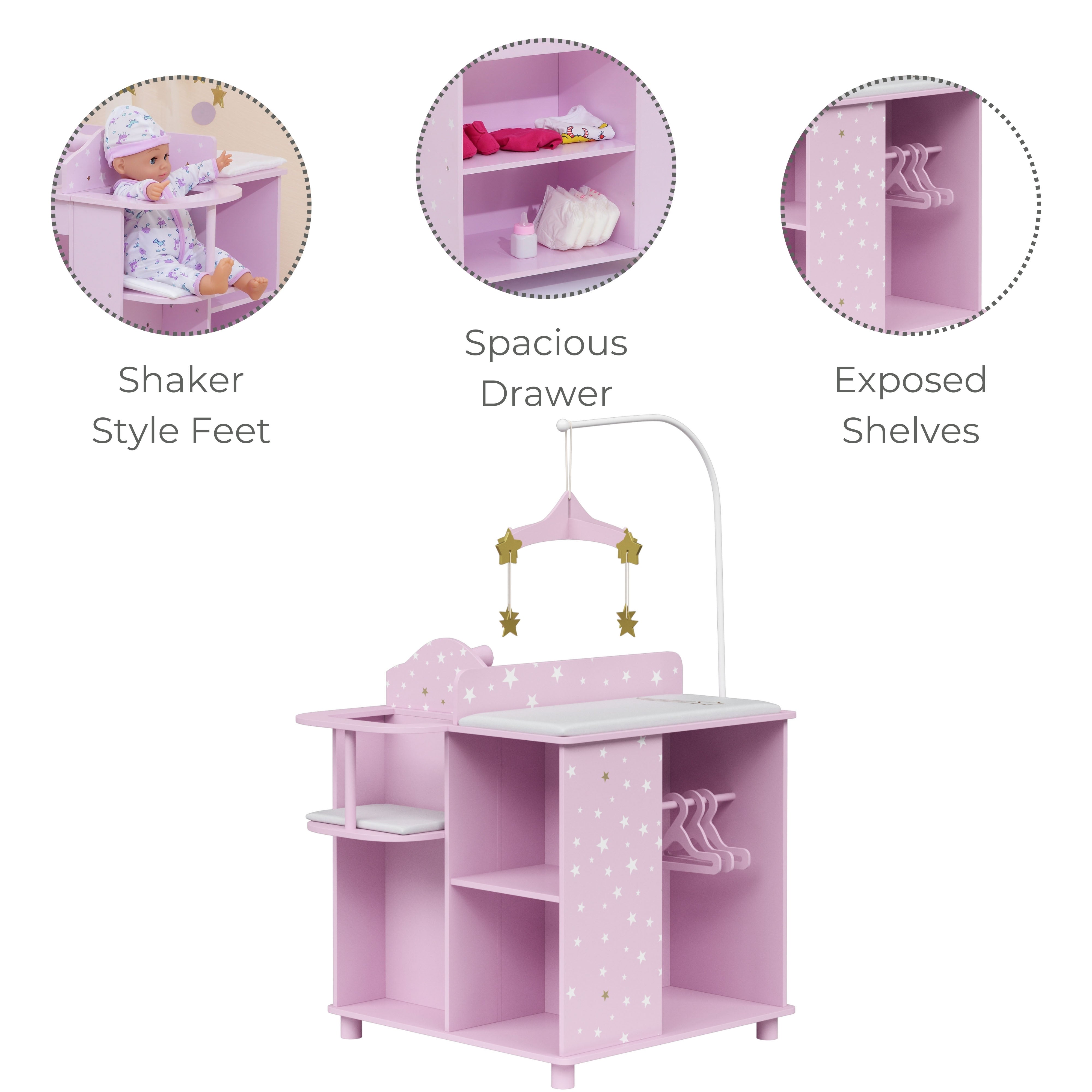 Olivia's Little World Twinkle Stars Princess 4-in-1 Baby Dolls