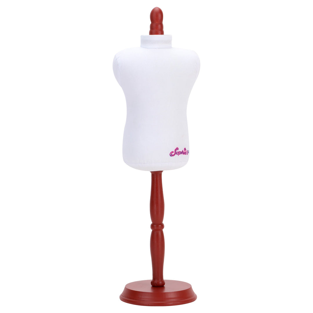 Sophia's Dress Form Mannequin for 18" Dolls, White/Cherry- FINAL SALE US - Teamson Kids Sophia's Dress Form Mannequin for 18" Dolls, White/Cherry- FINAL SALE US - Teamson Kids