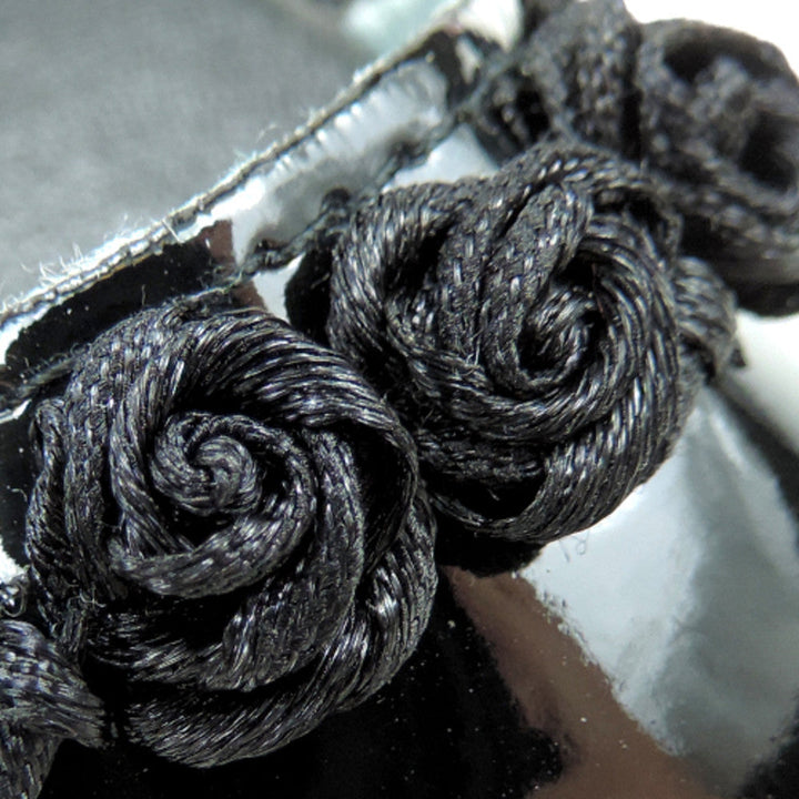 Sophia's Ankle Strap Dress Shoes with Rosette Details for 18" Dolls, Black