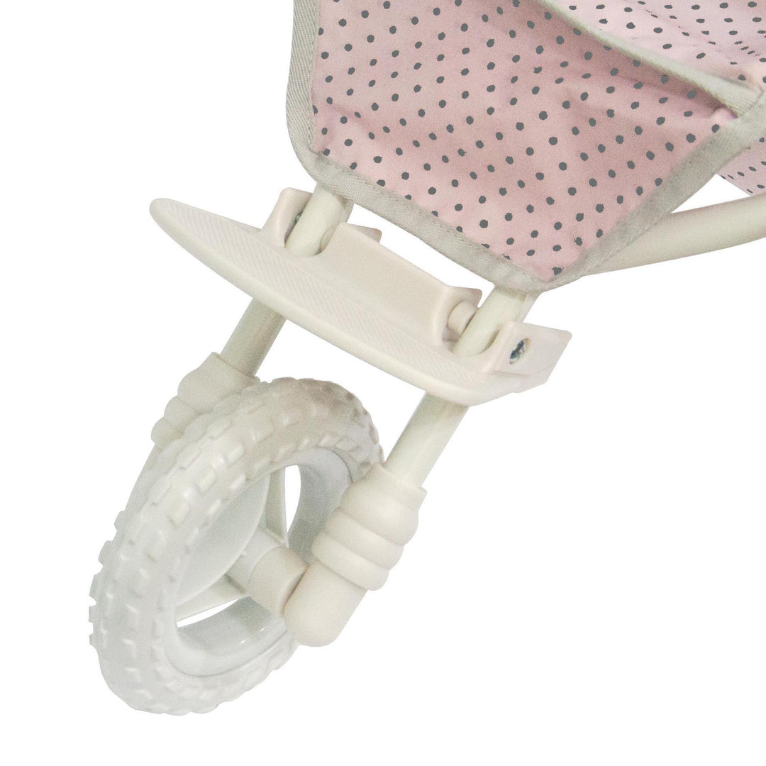 olivia's little world jogging stroller Olivia's Little World Polka Dot Princess Baby Doll Jogging Stroller, P – US
