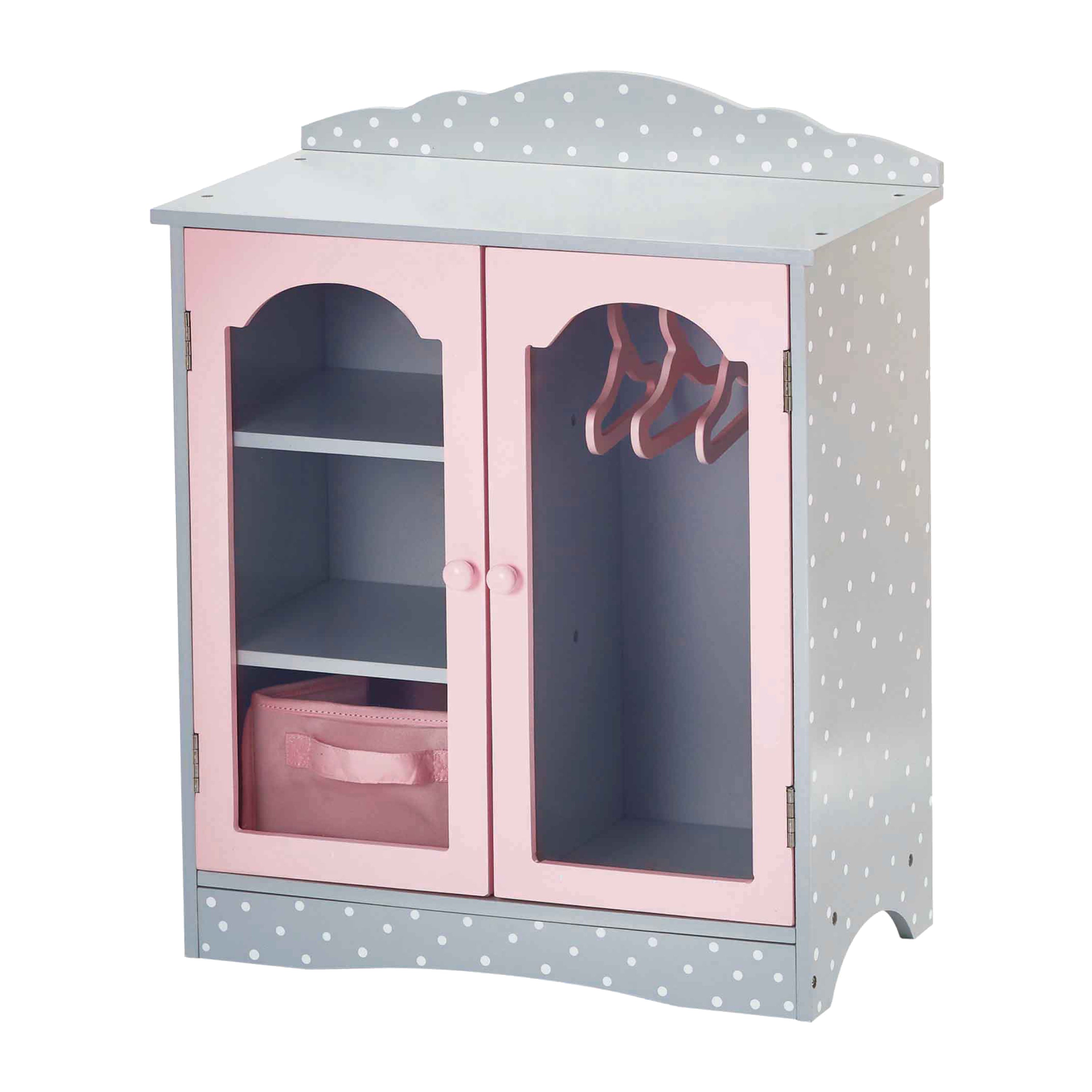 closet MANIA store.様 Olivia's Little World Polka Dots Princess Toy Closet with Hangers