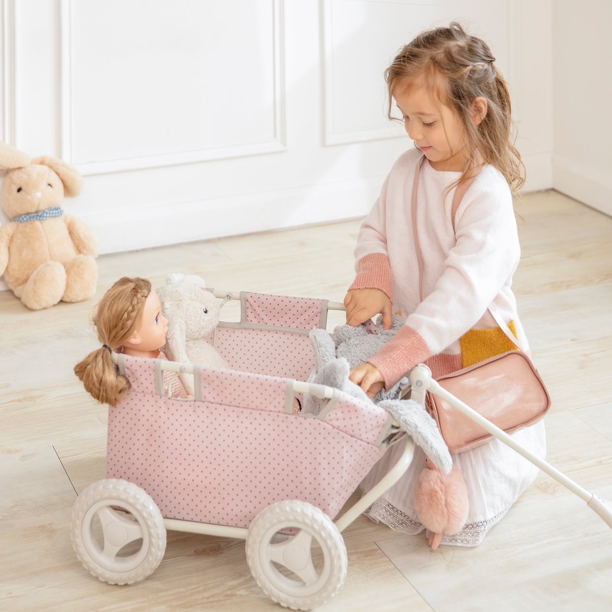 Olivia's Little World Polka Dot Princess Baby Doll & Stuffed