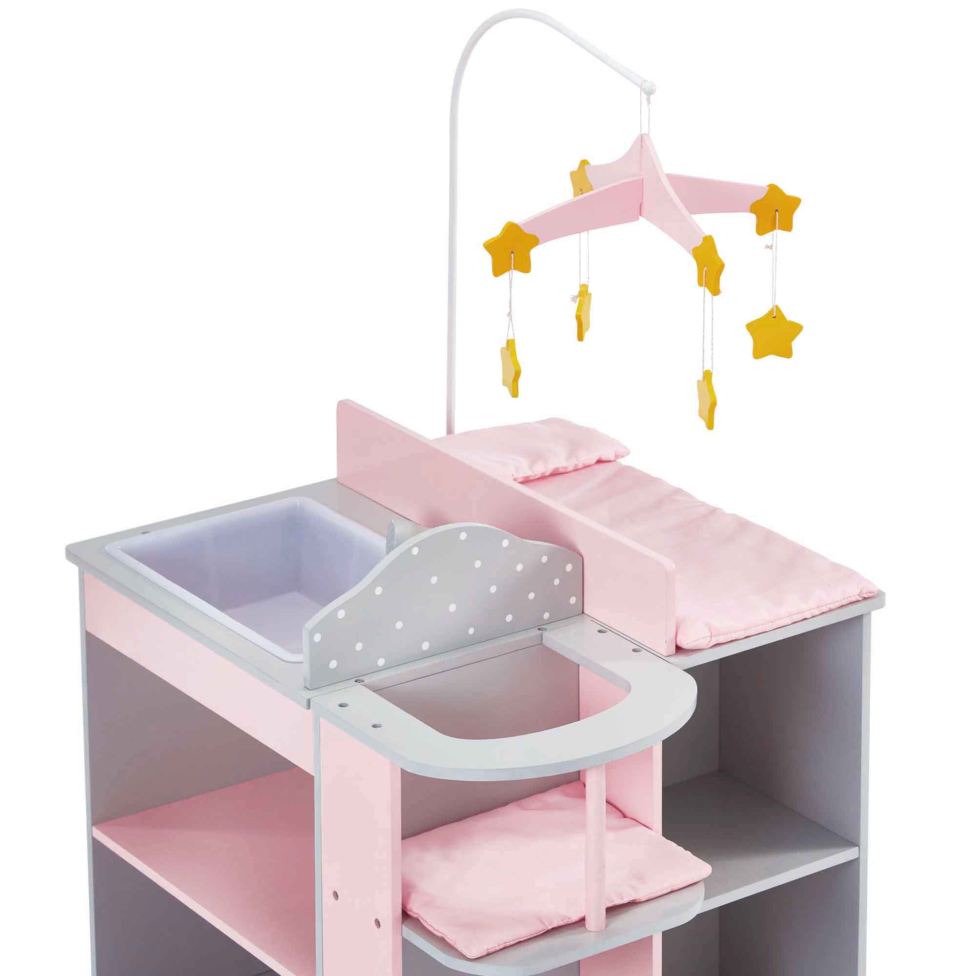 Baby station for playroom, how to organize baby dolls along with useful  compartments for their accessori…