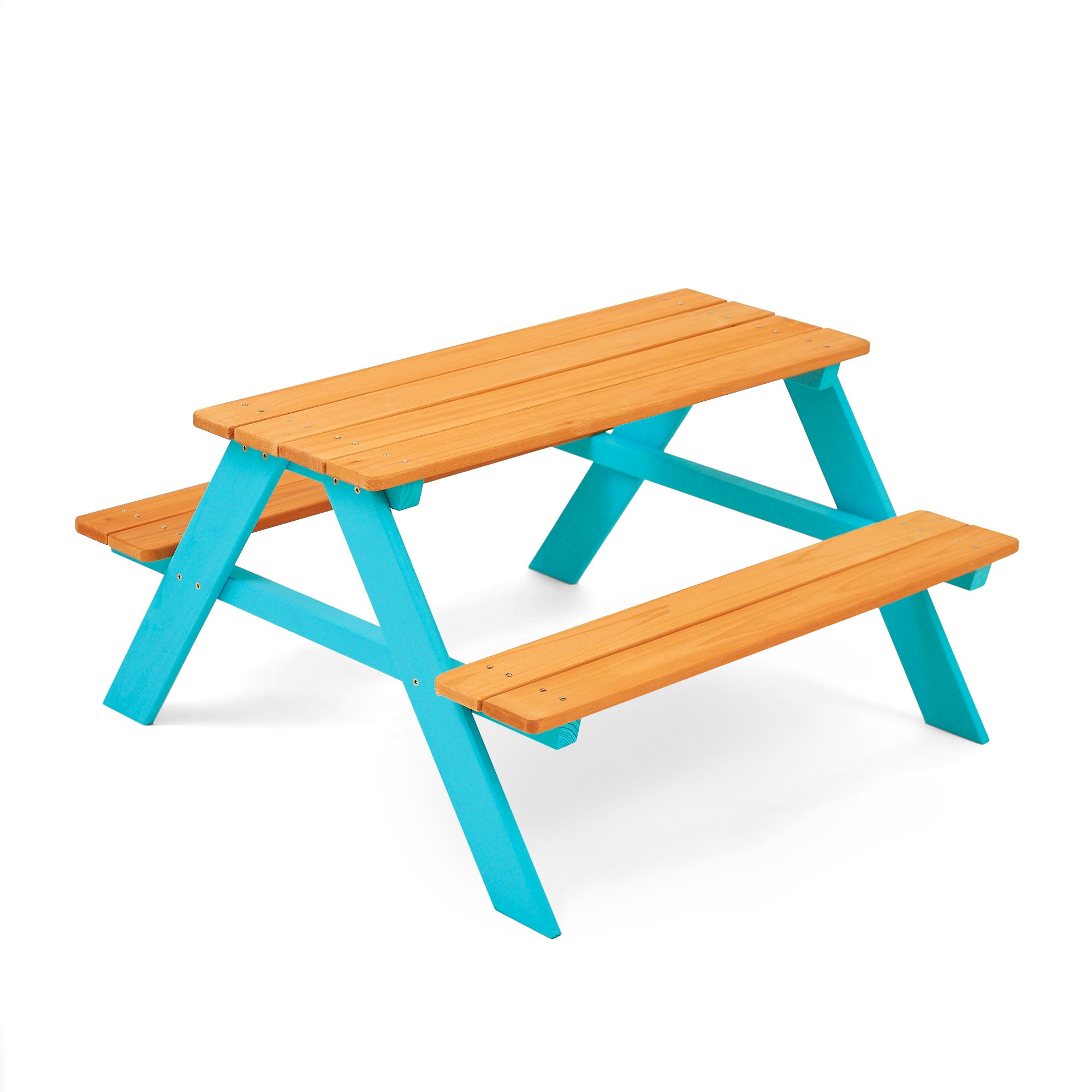 Kids outdoor bench online table