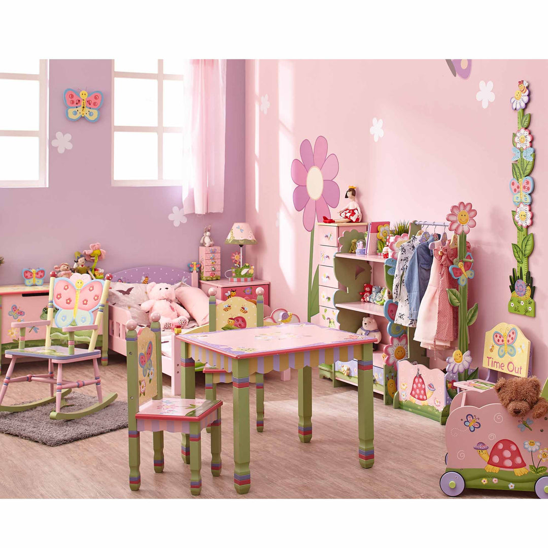 A child's bedroom furnished with Magic Garden themed pieces