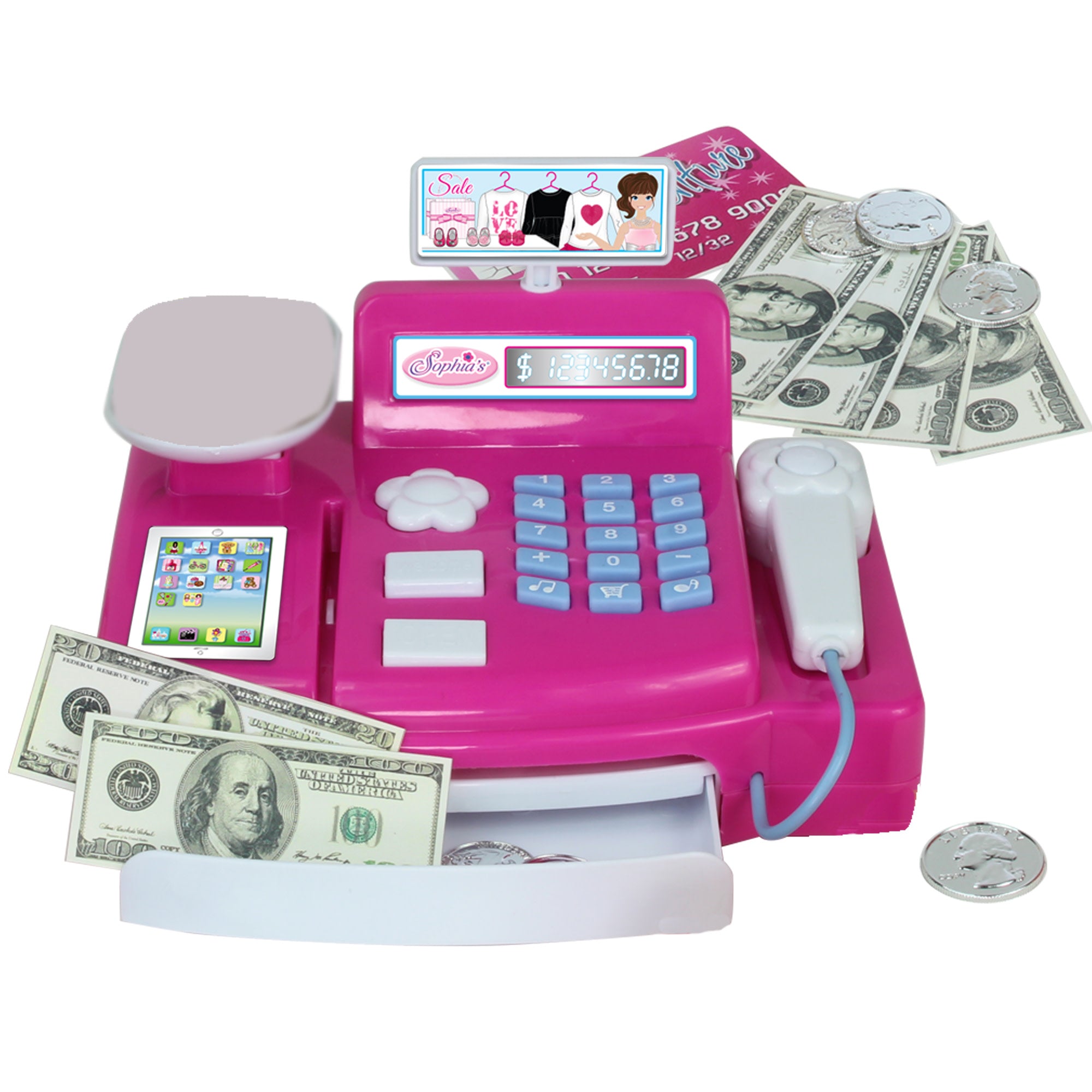 A toy store cash register