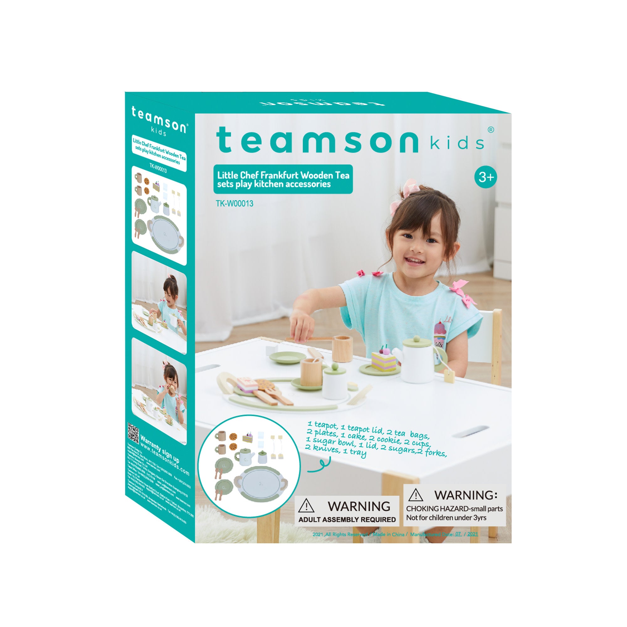 Teamson Kids - Little Chef Frankfurt Wooden Mixer Play Kitchen